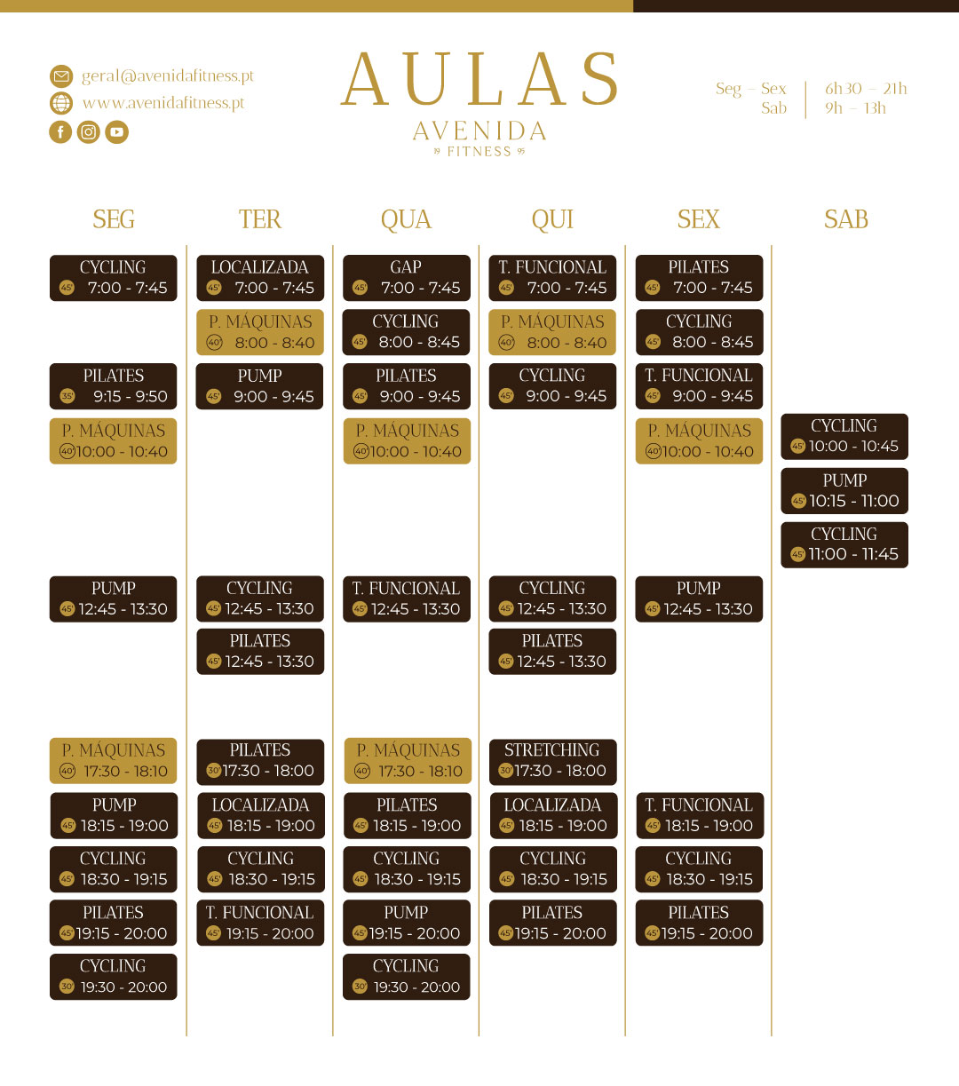 HORARIO AULAS